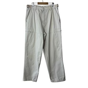 Vintage Adirondack ATC Cargo Pants Mens Sz 34X34 Khaki Casual Utility Streetwear